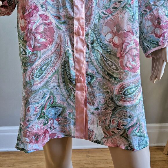 Vintage 90s Victoria's Secret Nightgown Gold Label Coquette Lingerie Size M/L - Picture 5 of 11